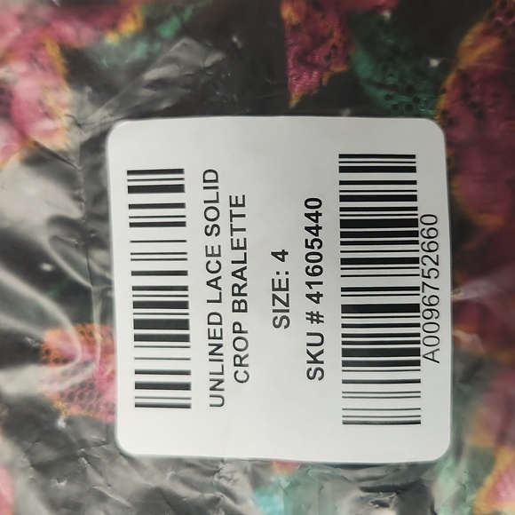 ❤️NWT VINTAGE TORRID LINGERIE - LACE LONGLINE BRALETTE - FLORAL POWER MESH - Picture 7 of 15